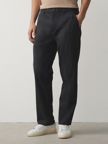 Regular Pantalon chino Next en gris : devant