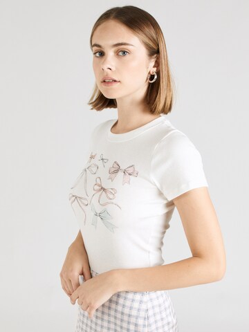 HOLLISTER Póló - fehér: elől