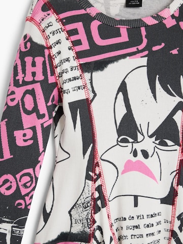 Desigual Dress 'Cruella Disney' in White