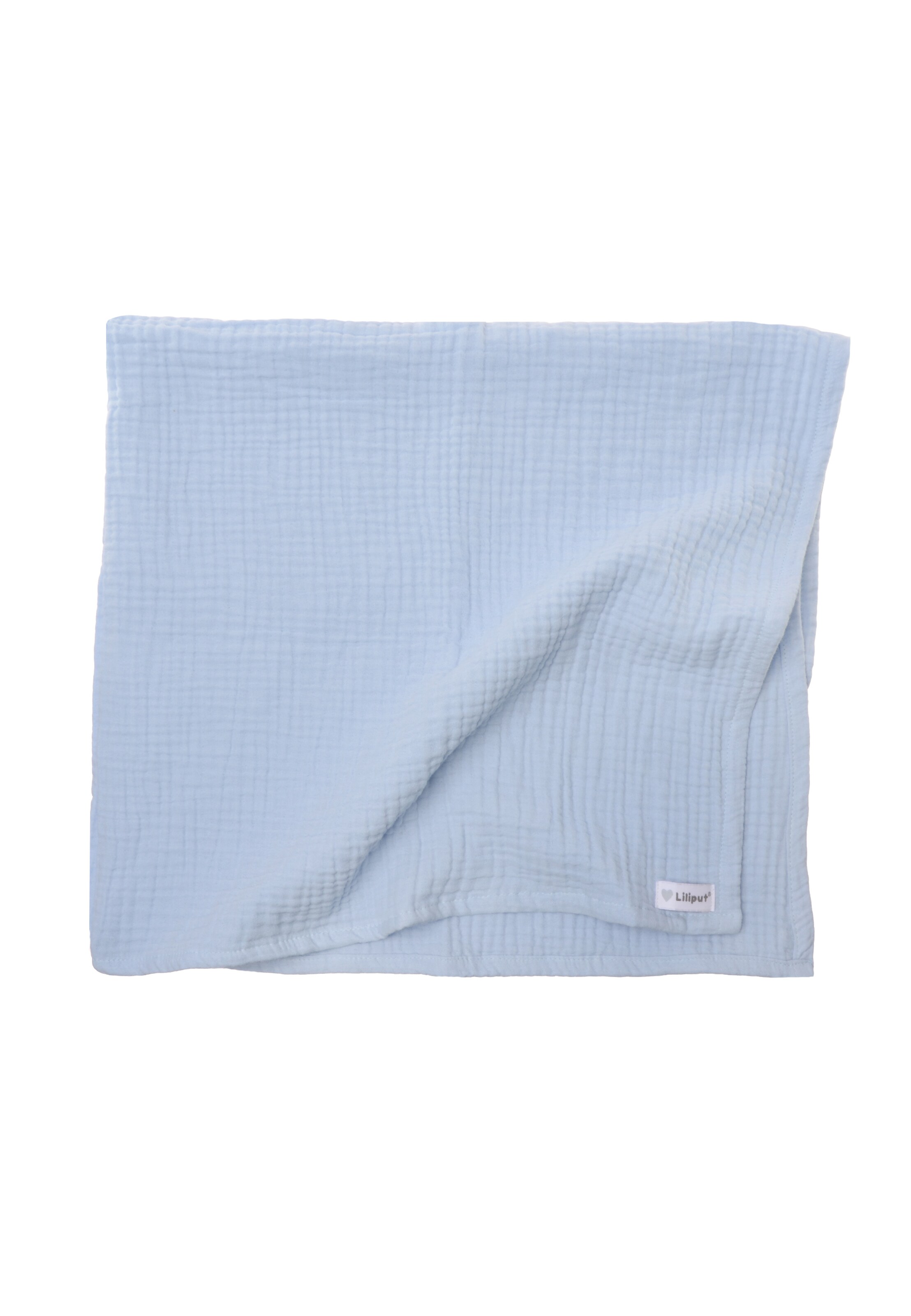 LILIPUT Musselindecke in Blau: Vorderseite