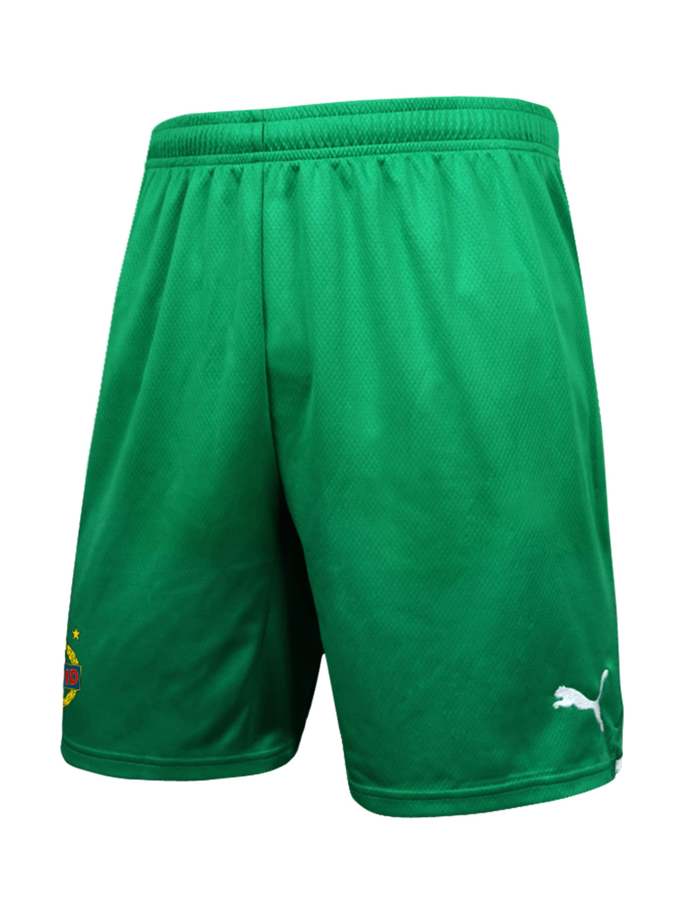 PUMA Regular Workout Pants in Green: front