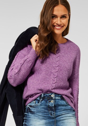 CECIL Sweater in Purple: front