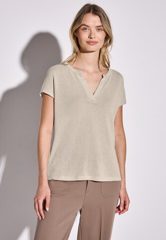 STREET ONE Shirt in Beige: front