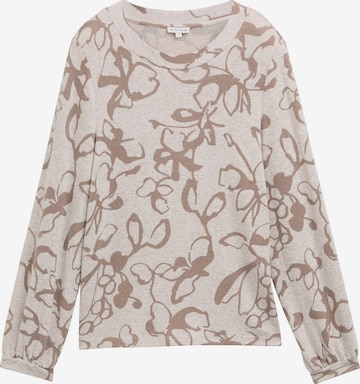 T-shirt TOM TAILOR en beige : devant