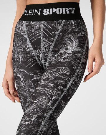 Plein Sport - Skinny Leggings en negro