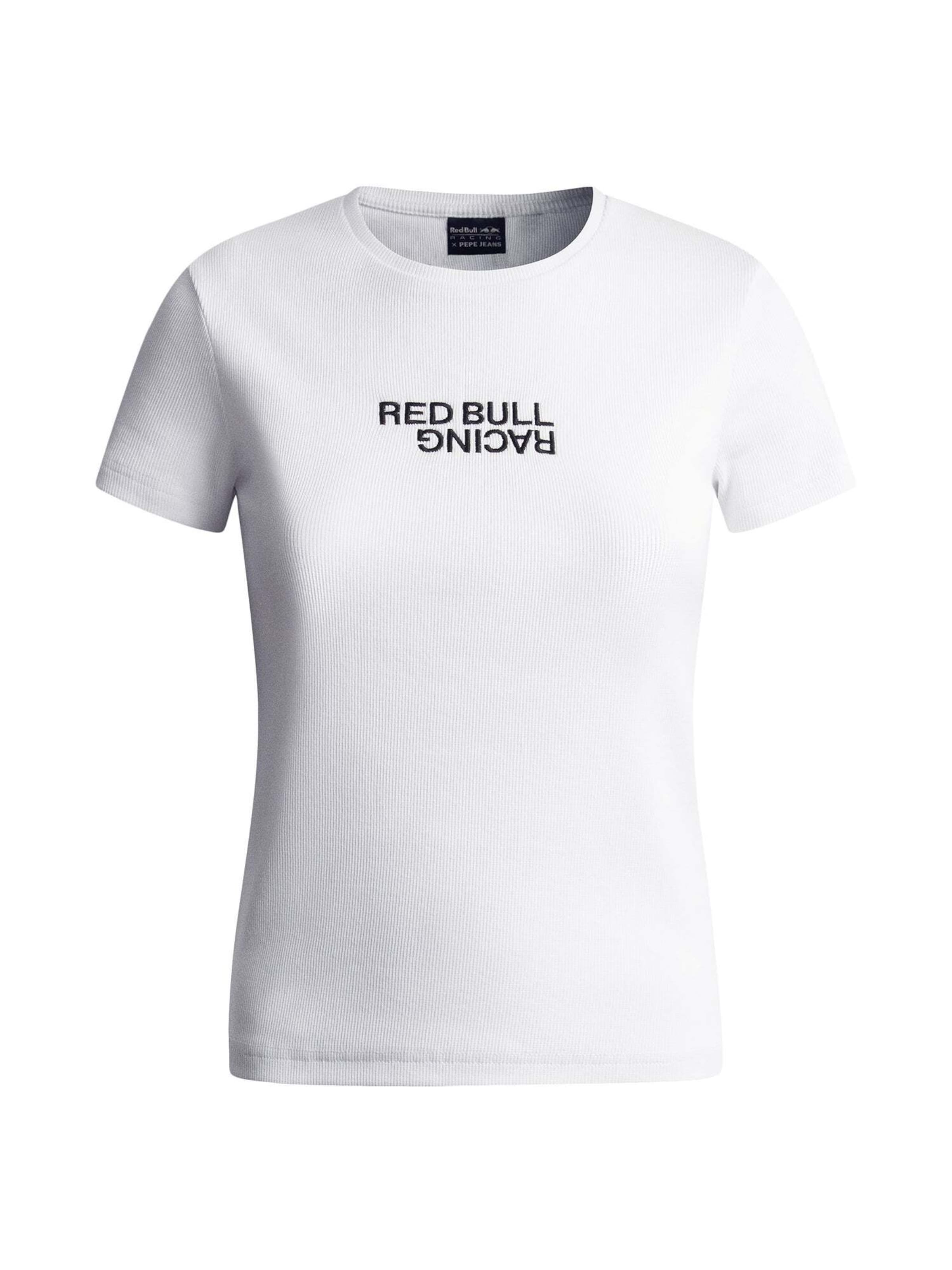 Red Bull Racing x Pepe Jeans T-Shirt in Weiß: Vorderseite