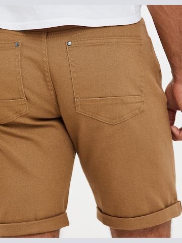 Regular Pantalon 'Sanky' Threadbare en marron