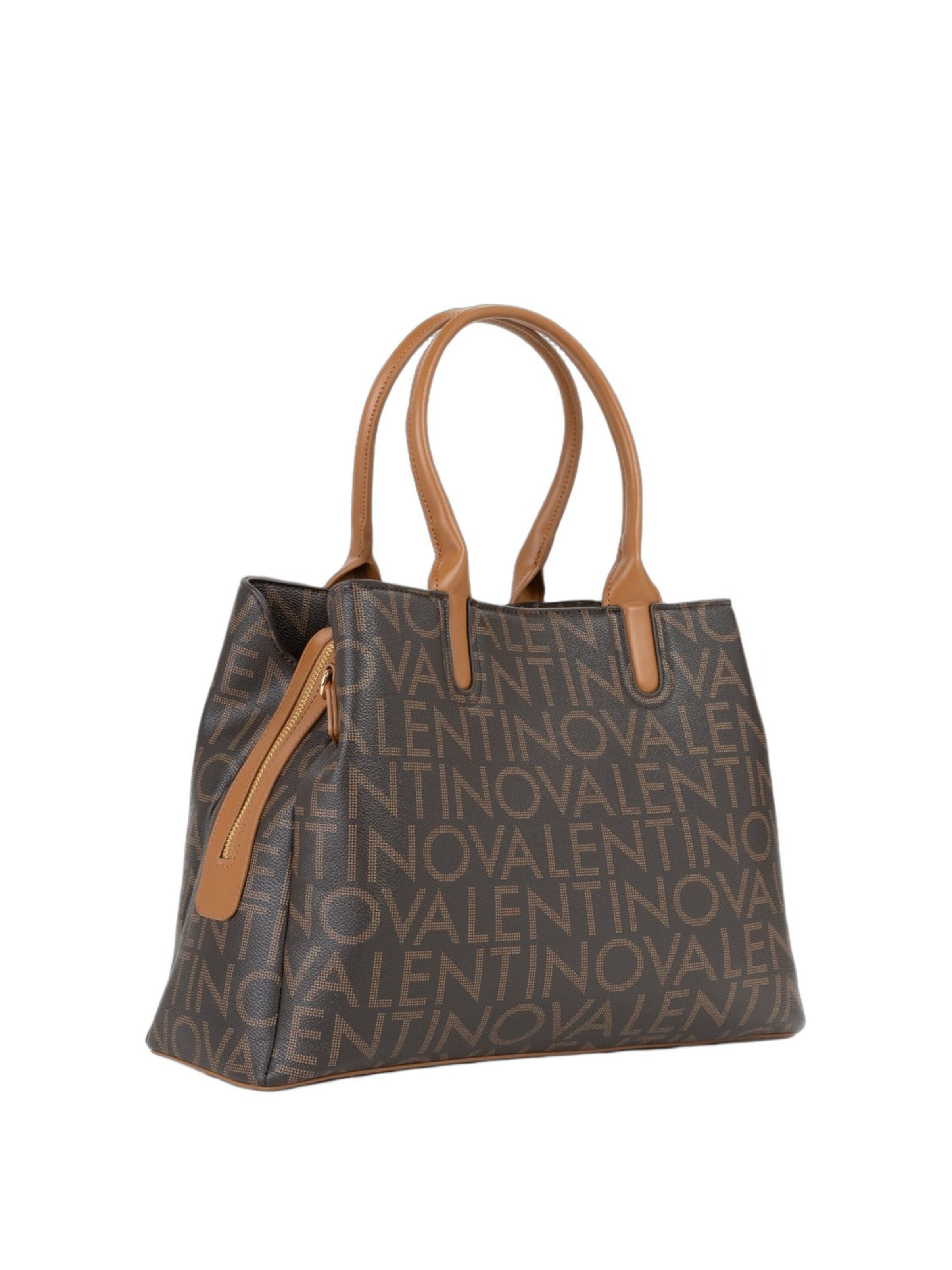 VALENTINOShopper torba 'Valentino Porte Document Regina Re Marron Femme Moro/Naturale' - smeđa boja