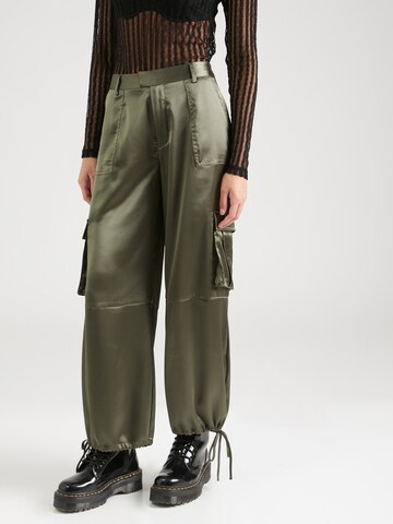 Juicy Couture Loose fit Cargo Pants in Green: front