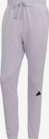 ADIDAS SPORTSWEAR Sportovní kalhoty 'Fleece' – fialová: přední strana