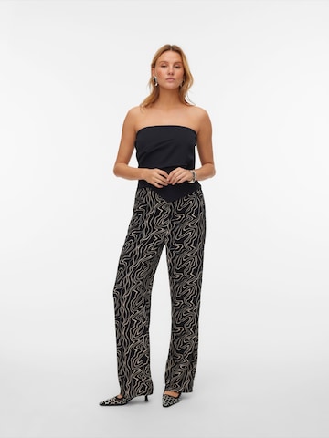 VERO MODA Wide leg Pants 'VMEASY JOY' in Black