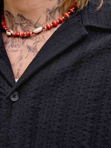 Fit confort Chemise 'JJETyson' JACK & JONES en noir