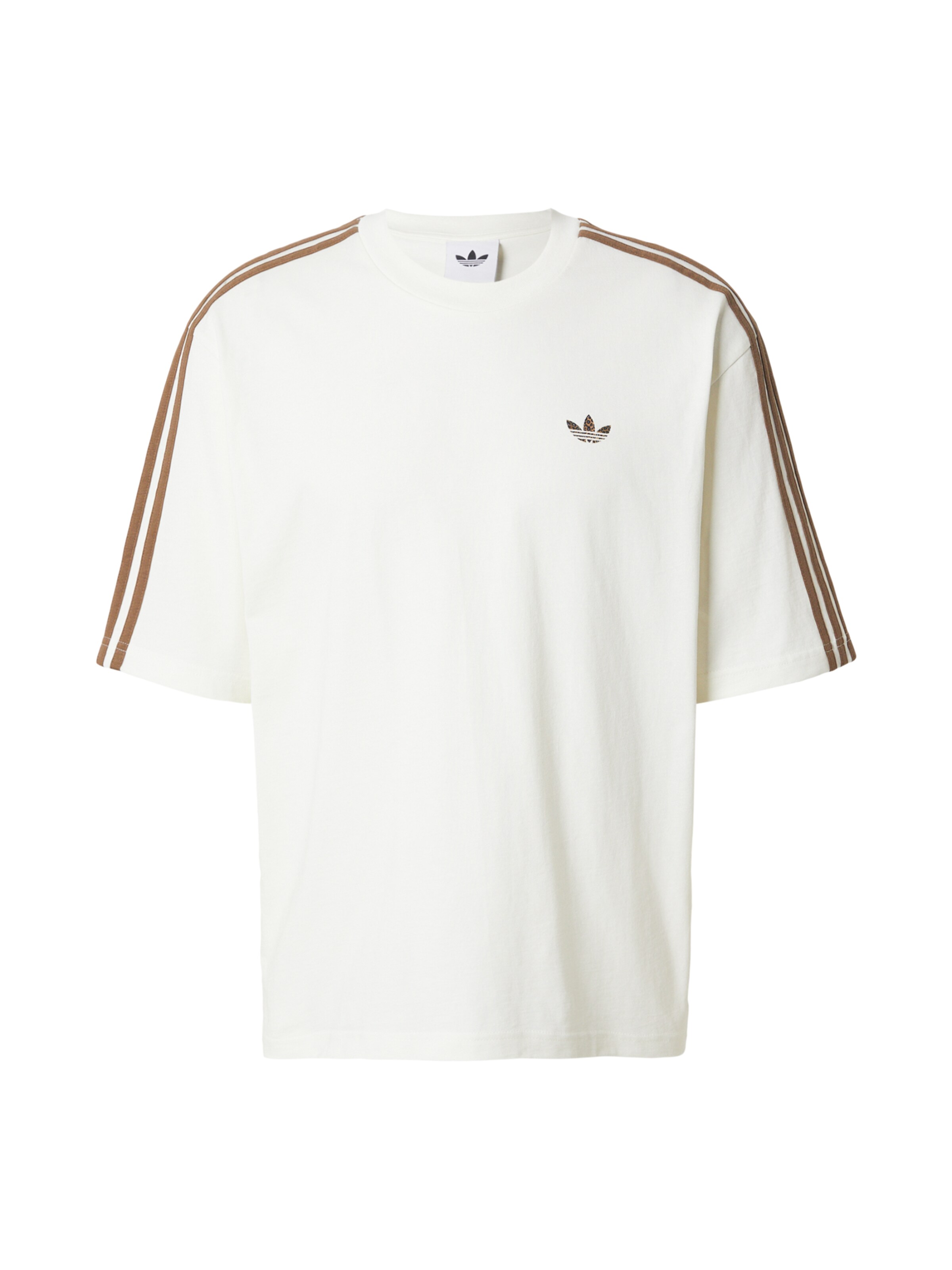 ADIDAS ORIGINALS Μπλουζάκι σε XS σε ανοικτό καφέ / γραφίτης / μαύρο / λευκό, Άποψη προϊόντος