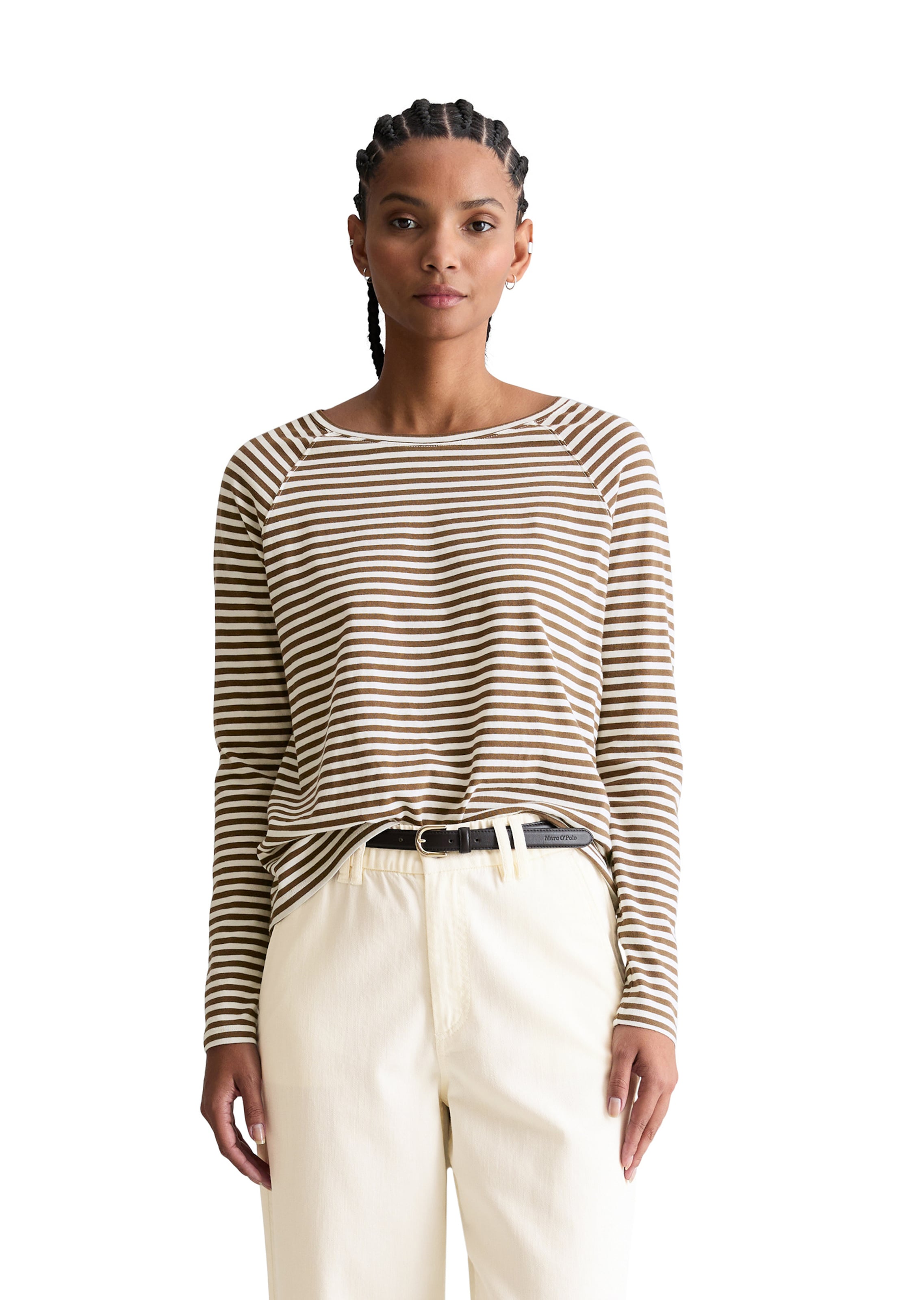 Marc O'Polo DENIM Shirt in Braun: Vorderseite