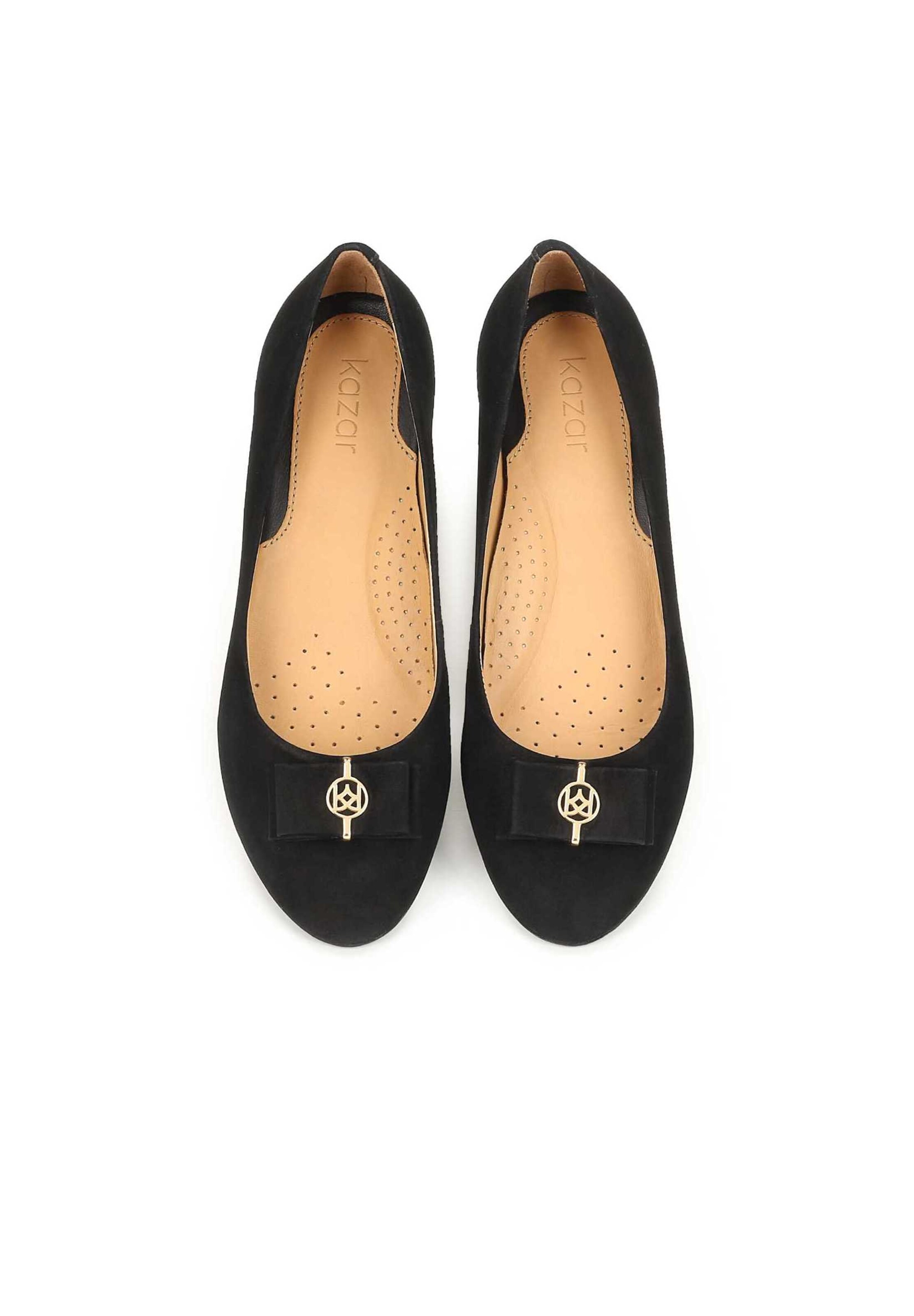 Kazar Ballet Flats in Black