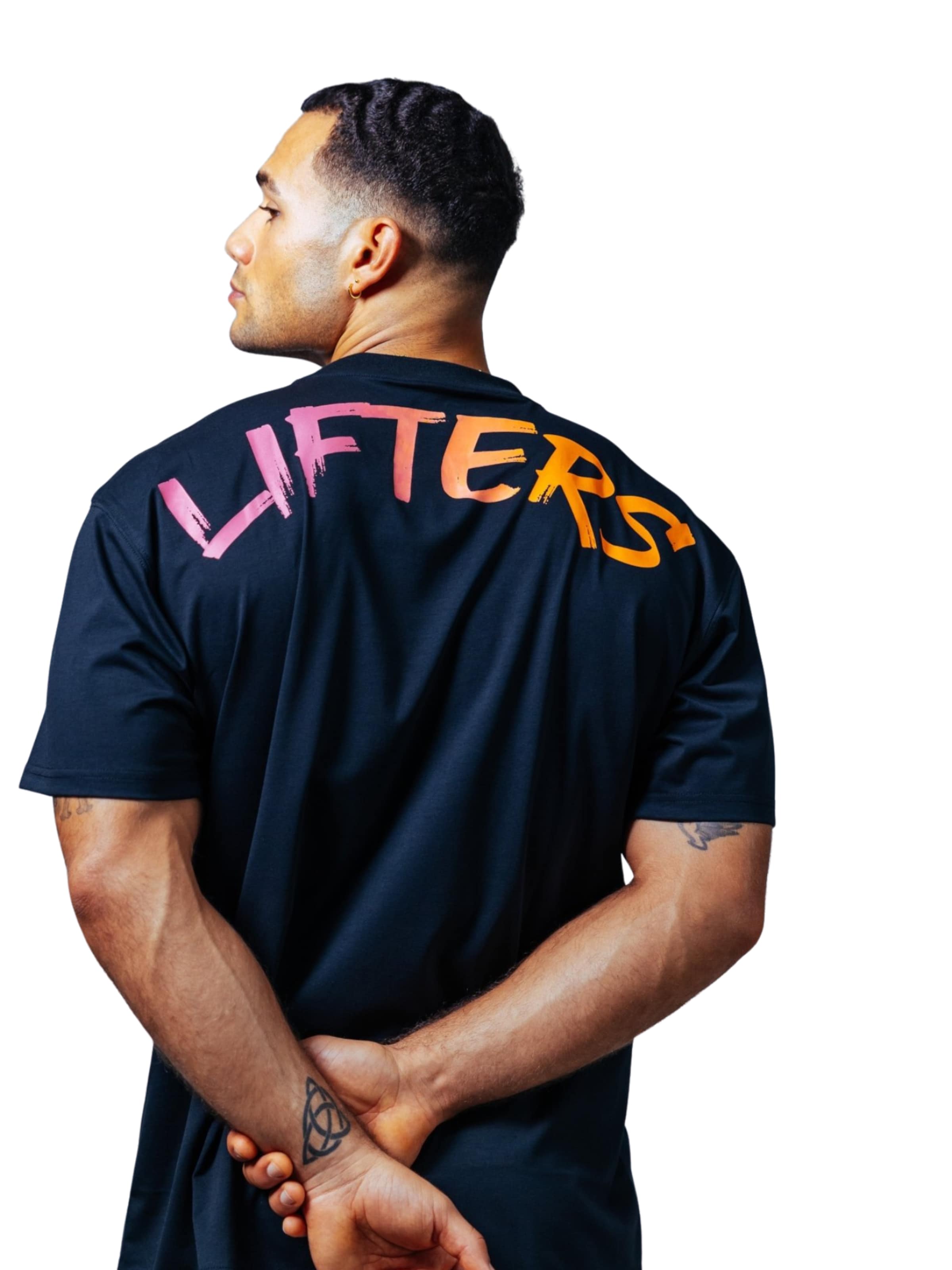 Lifters - Camiseta talla grande 'Street Oversize T-Shirt Unisex' en negro