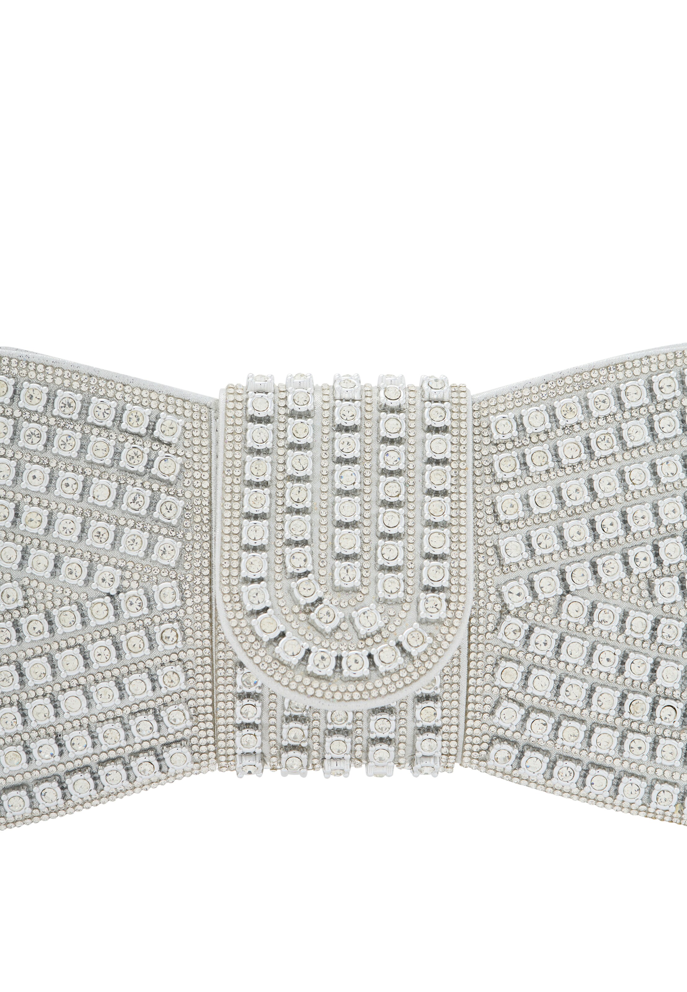 faina Clutch in Zilver