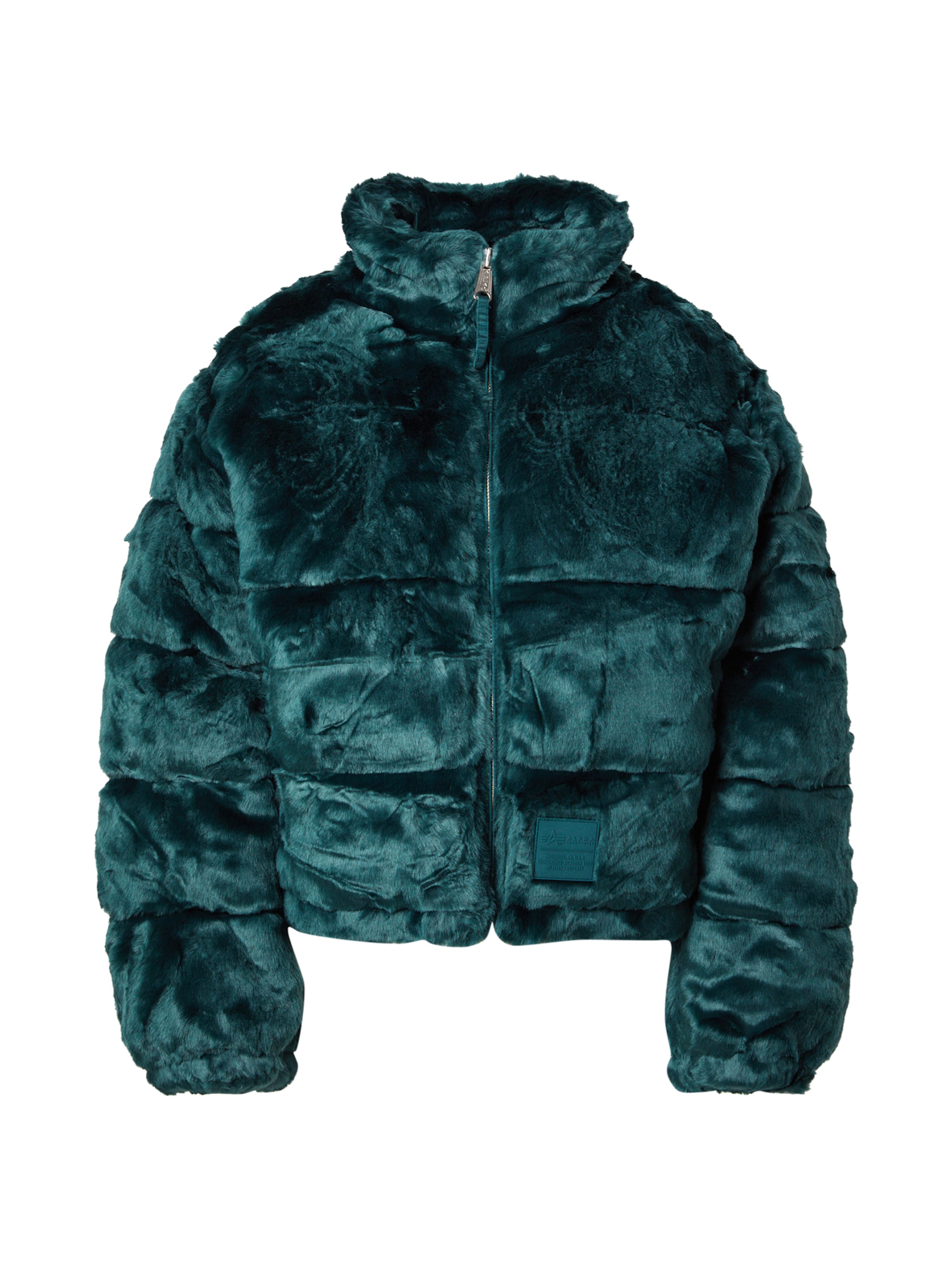 ALPHA INDUSTRIES Зимняя куртка в Зеленый: спереди