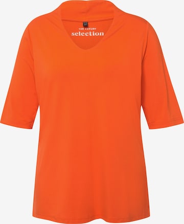 T-shirt Ulla Popken en orange : devant