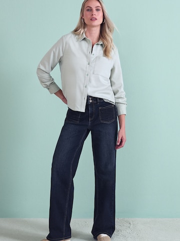 STREET ONE Wide leg Jeans 'Emee' in Blue