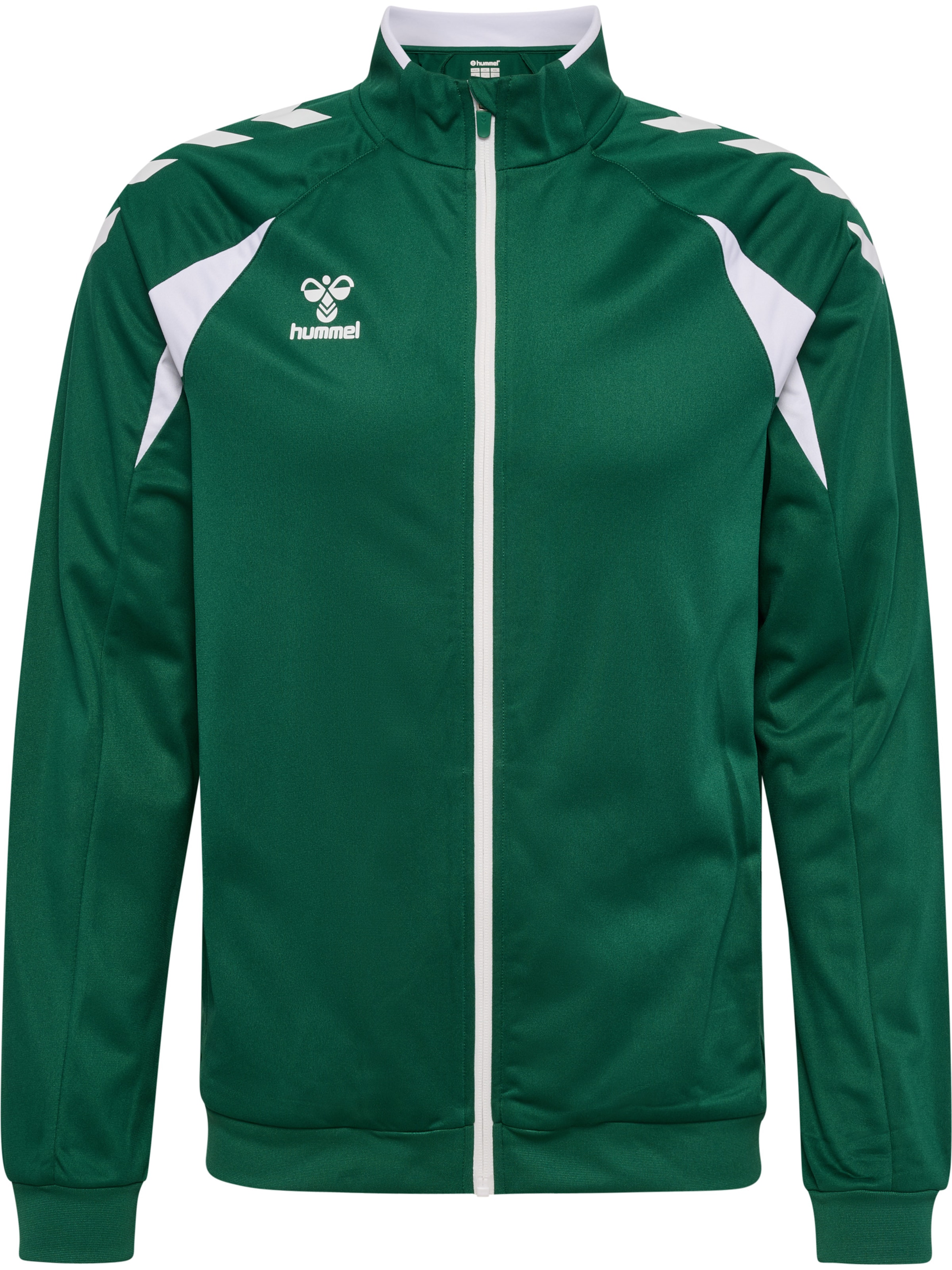 Veste de survêtement Hummel en vert : devant