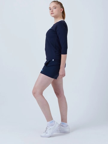 SPORTKIND Shirt '3/4 Loose Fit' in Blauw