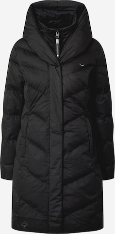 Ragwear Winter Coat 'Natalka' in Black: front