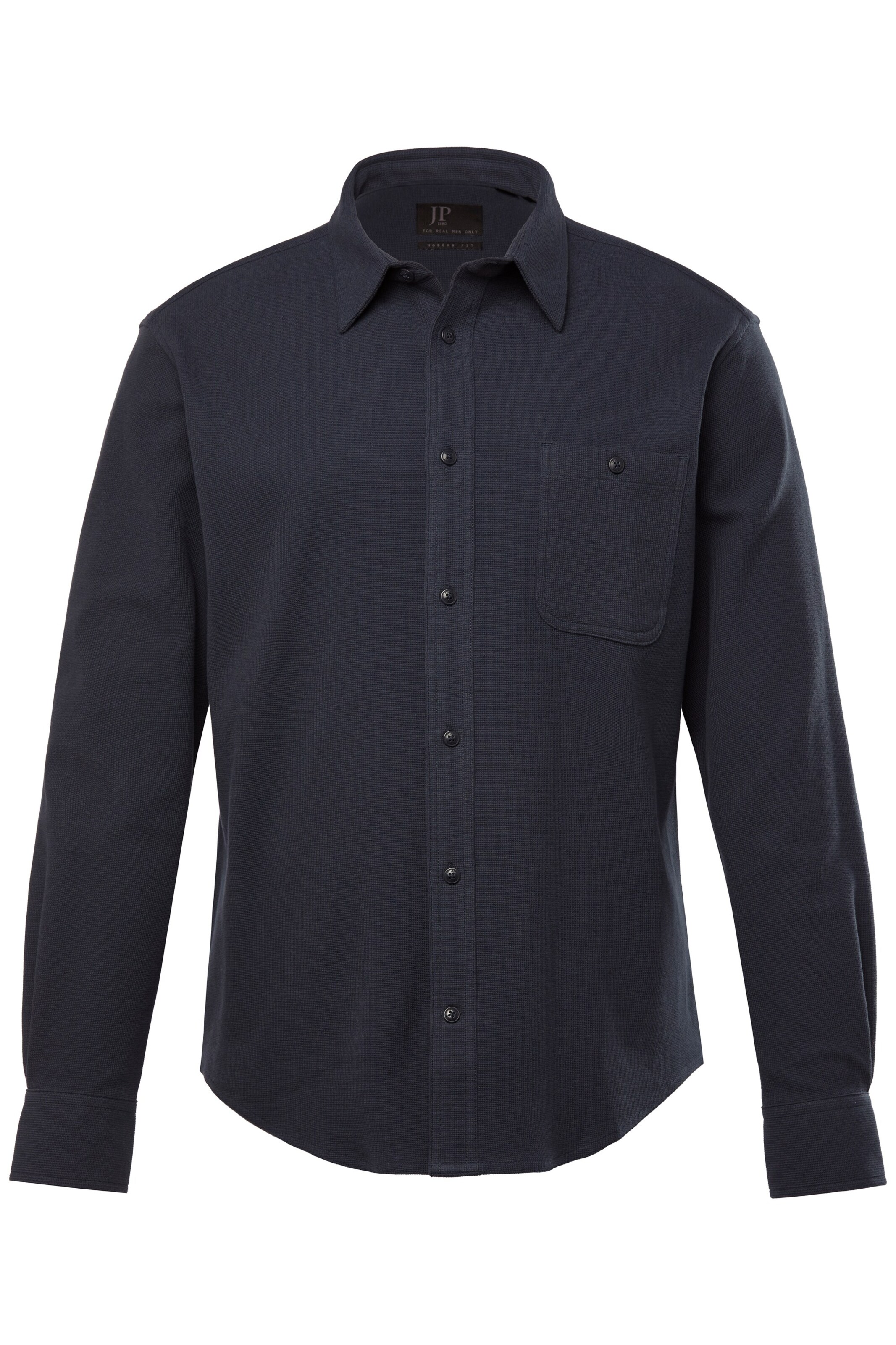 JP1880 Comfort fit Button Up Shirt in Blue: front