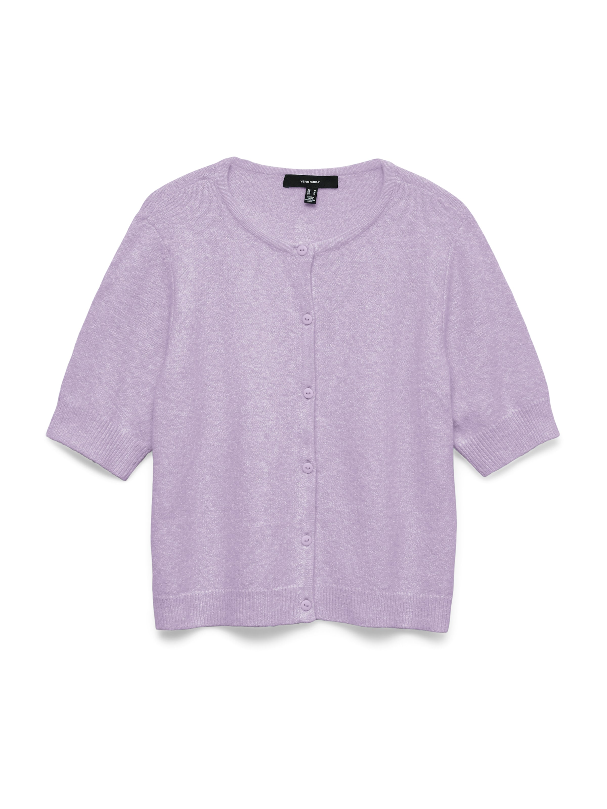VERO MODA Knit Cardigan 'VMDoffy' in Purple: front