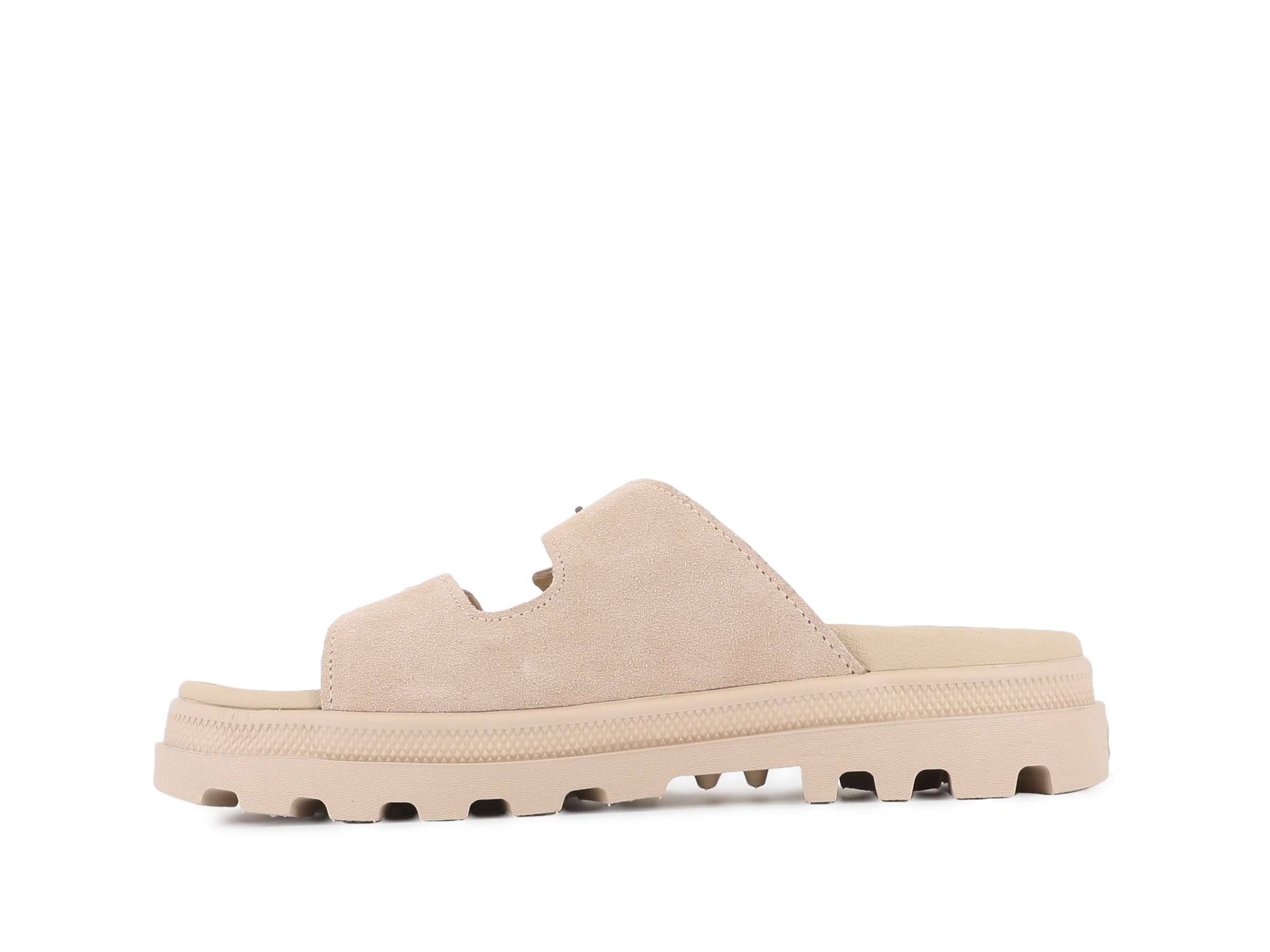 Palladium Pantolette in Beige: Vorderseite