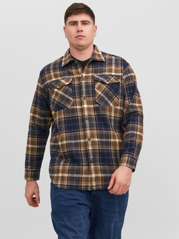 Jack & Jones Plus Comfort Fit Hemd 'Eddie' in Mischfarben: predná strana