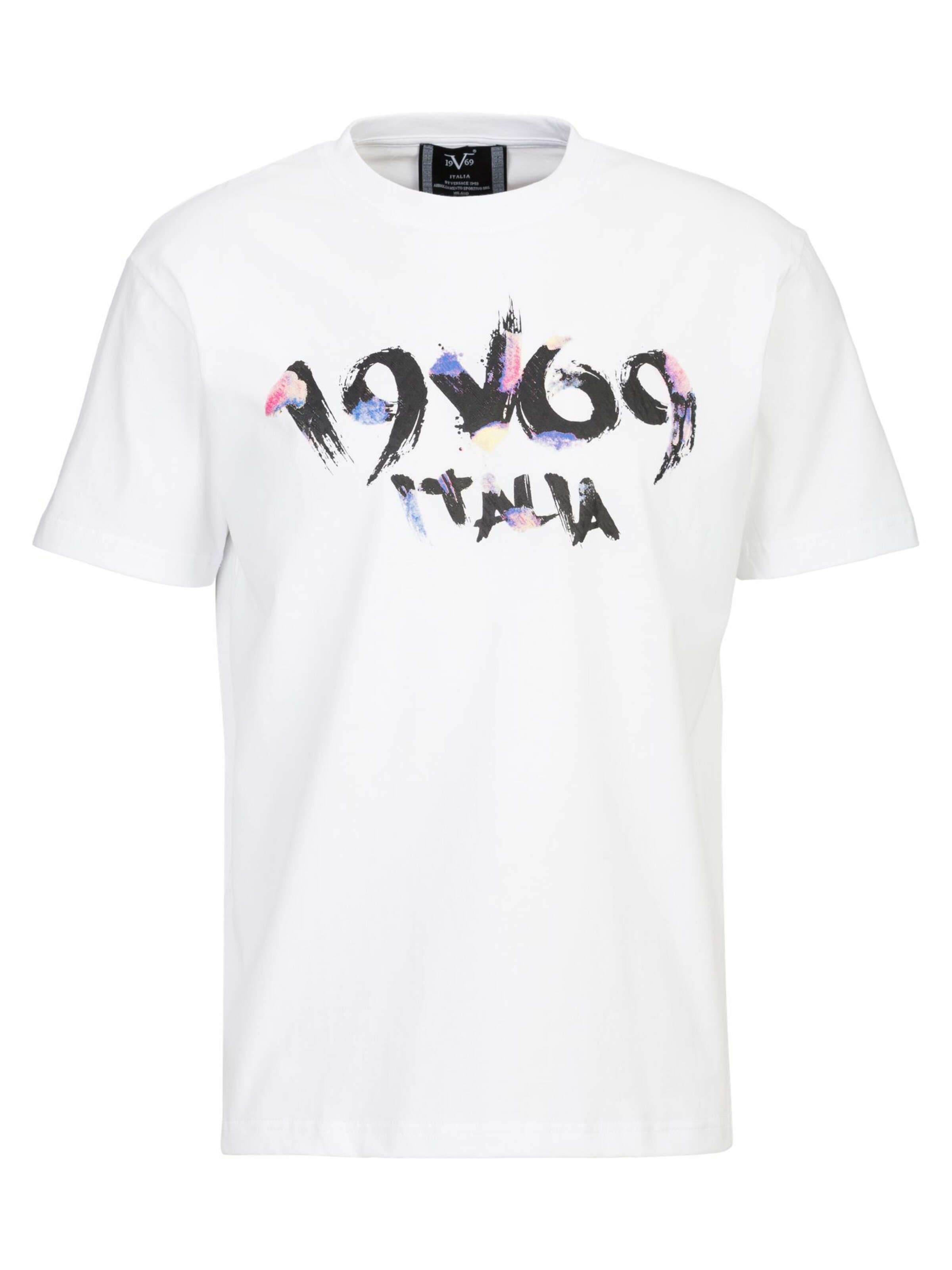 19V69 ITALIA Shirt 'Rafael' in Wit: voorkant