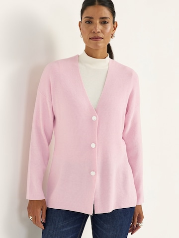 Cardigan Cellbes of Sweden en rose : devant