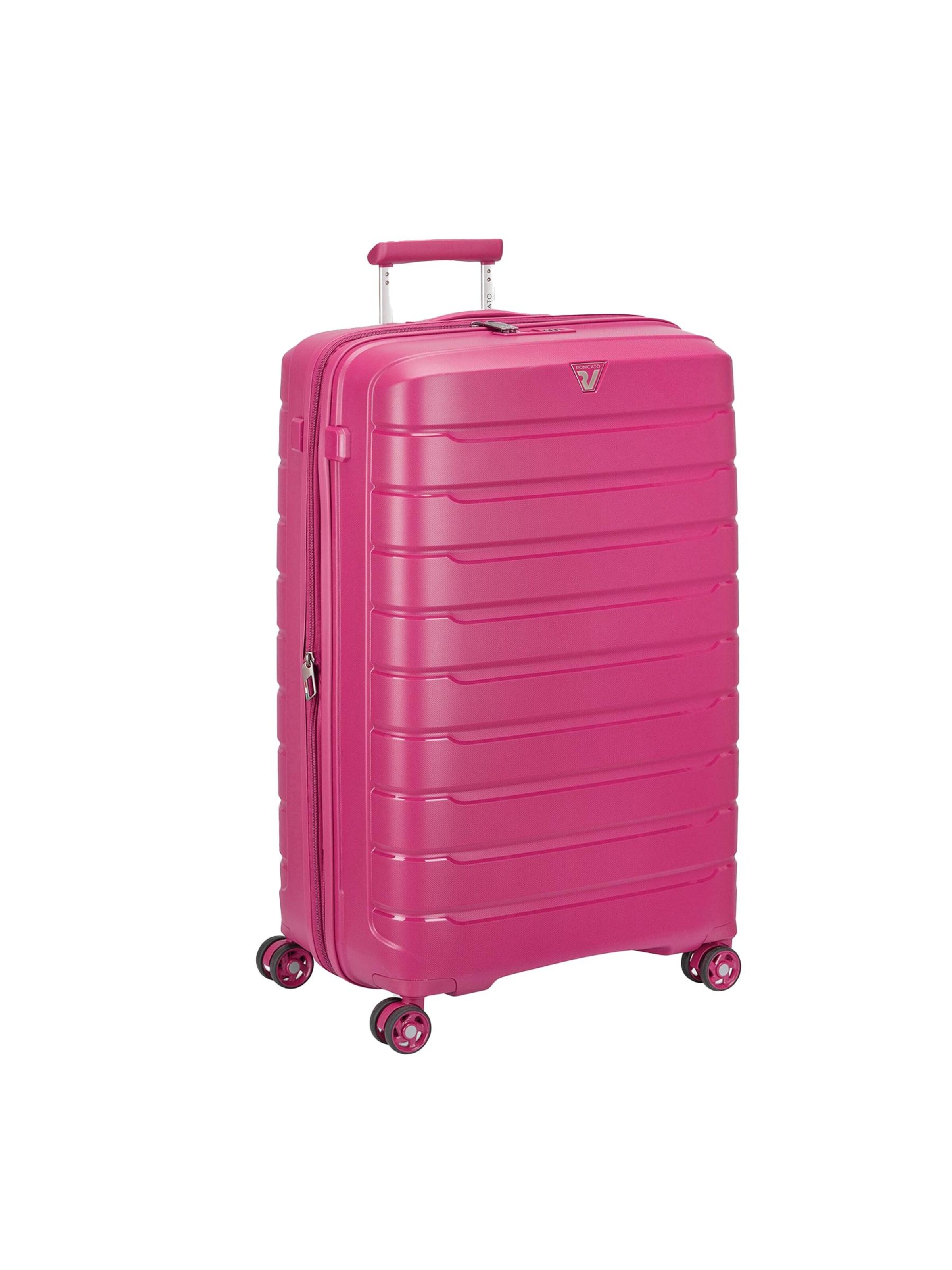 Trolley 'RONCATO TROLLEY GRANDE B-FLYING 4R 78CM EXP Valigie e Trolley' di Roncato in rosa: frontale