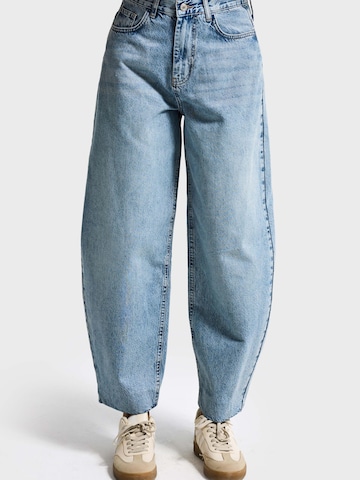 IT'S BASIC Baggy Jeans 'BAGGY HIGH RISE JEANS' in Blauw
