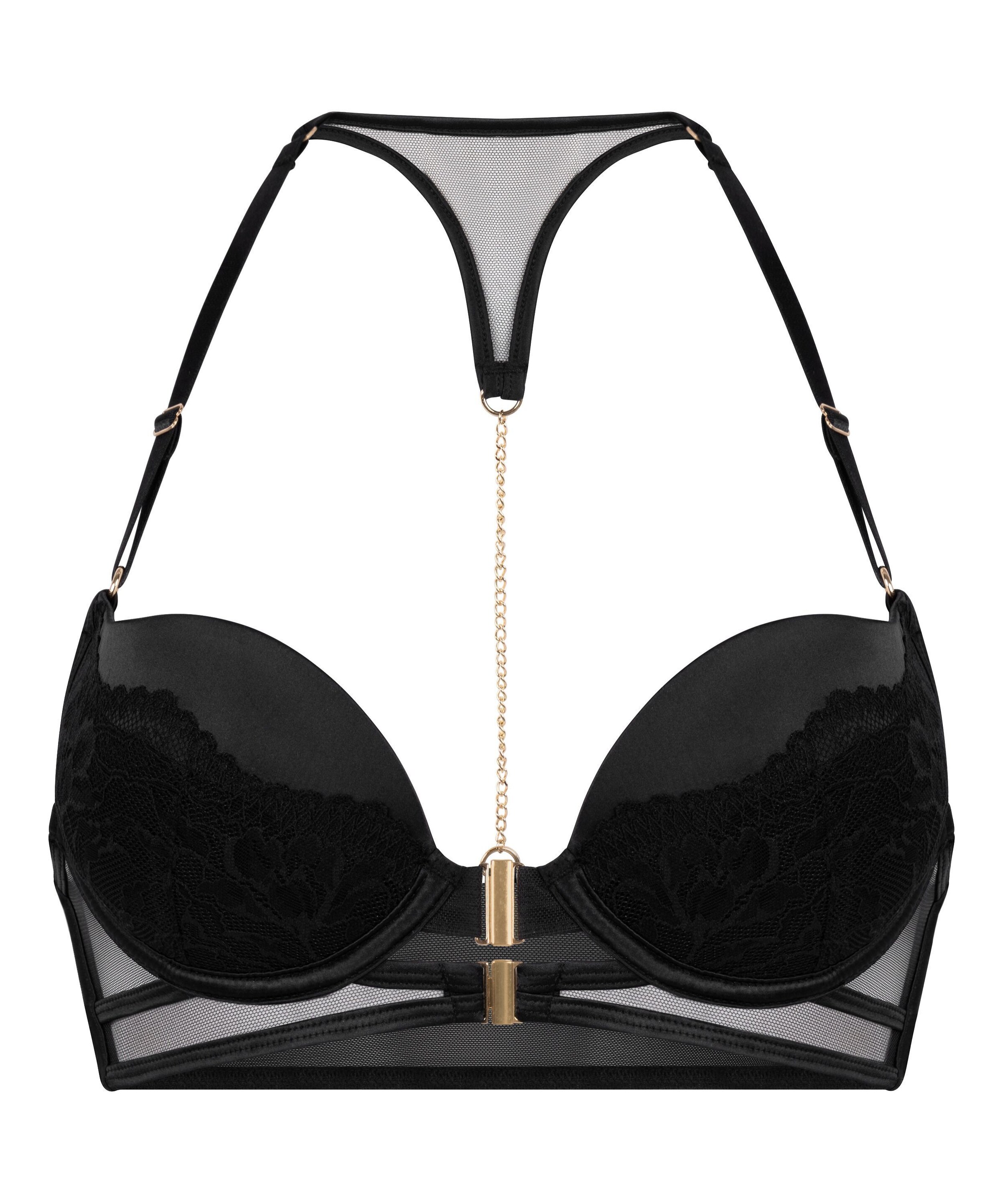 Hunkemöller Bra 'Amel' in Black: front
