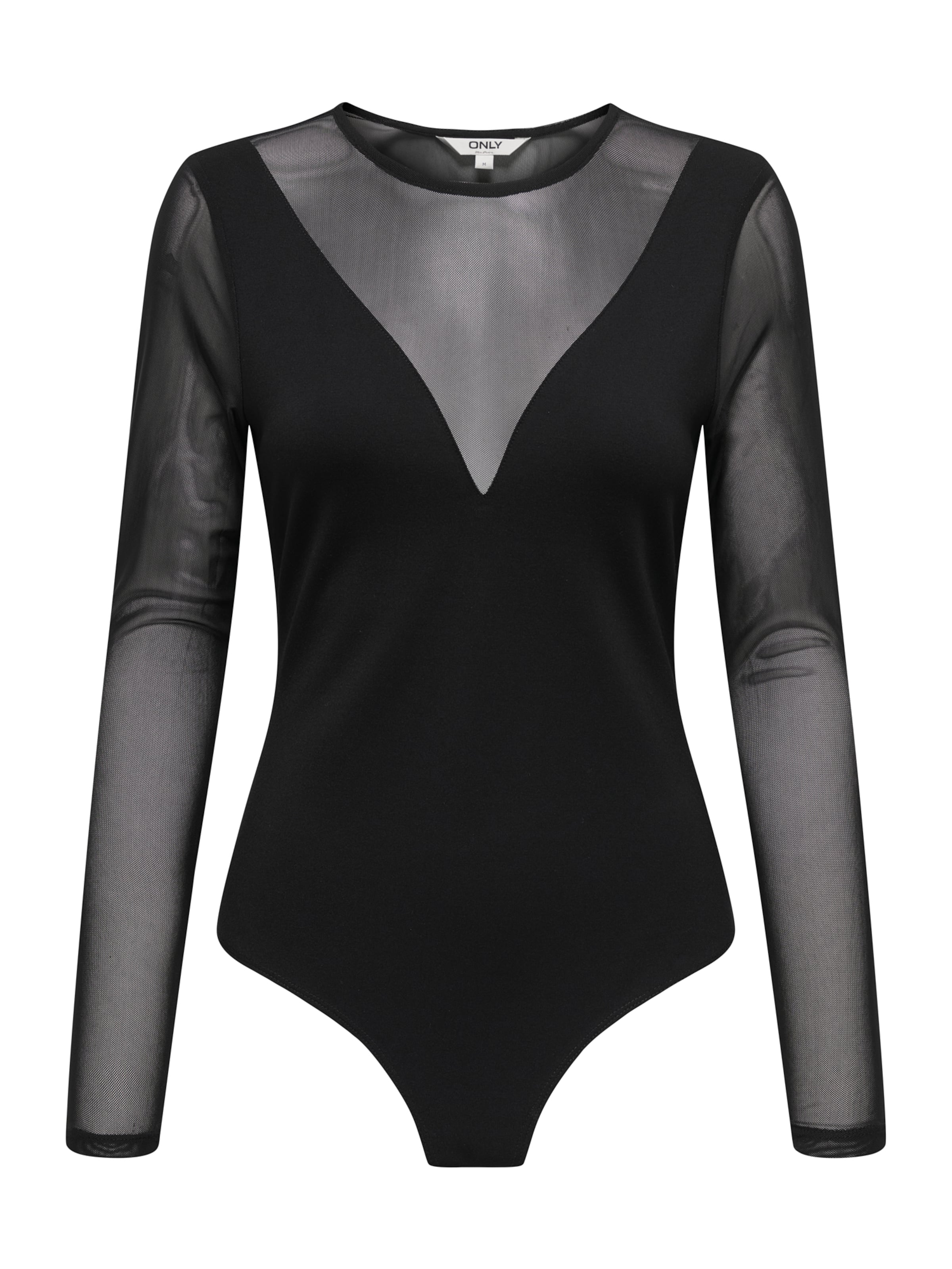 ONLY Shirt body 'ONLBECKI' in de kleur Zwart, Productweergave