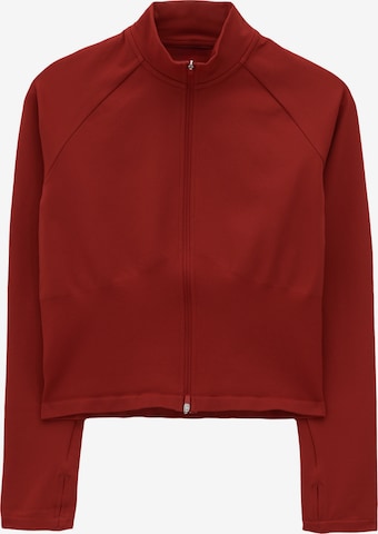 Veste mi-saison Aim'n en rouge : devant