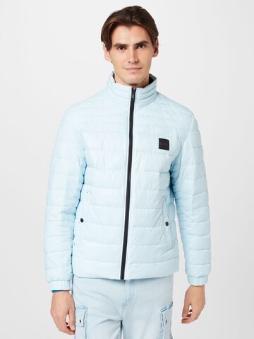 BOSS Between-Season Jacket 'Oden' in Blue: front