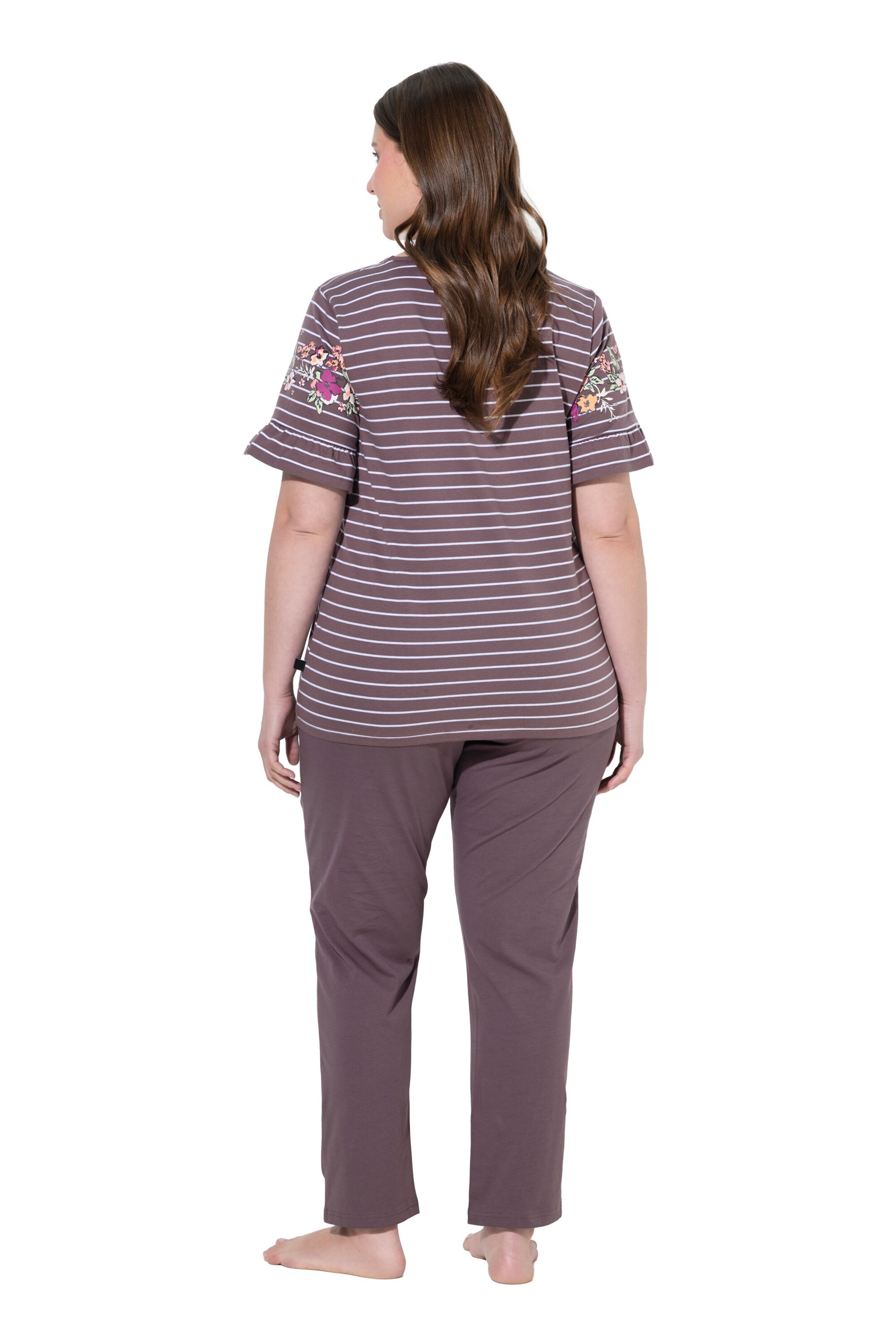 Ulla Popken Pyjama in Braun