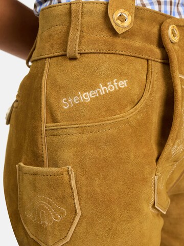 Steigenhöfer Regular Trachtenhose 'Annika'‌‌‌ in Braun