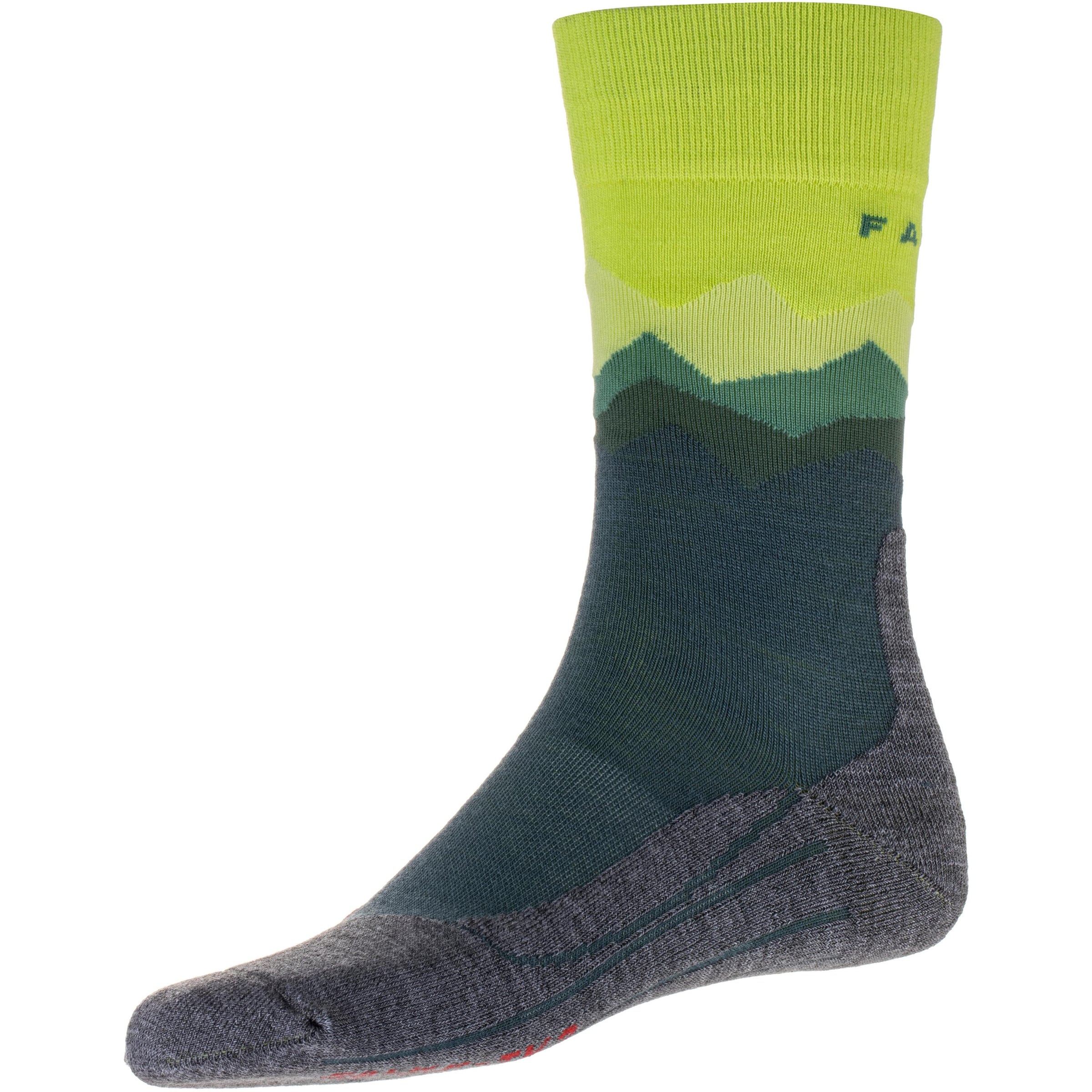 FALKE Athletic Socks 'TK2 Crest' in Grey: front