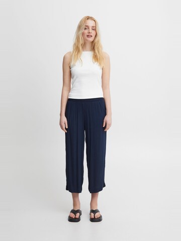 Wide Leg Pantalon ' IHMARRAKECH ' ICHI en bleu