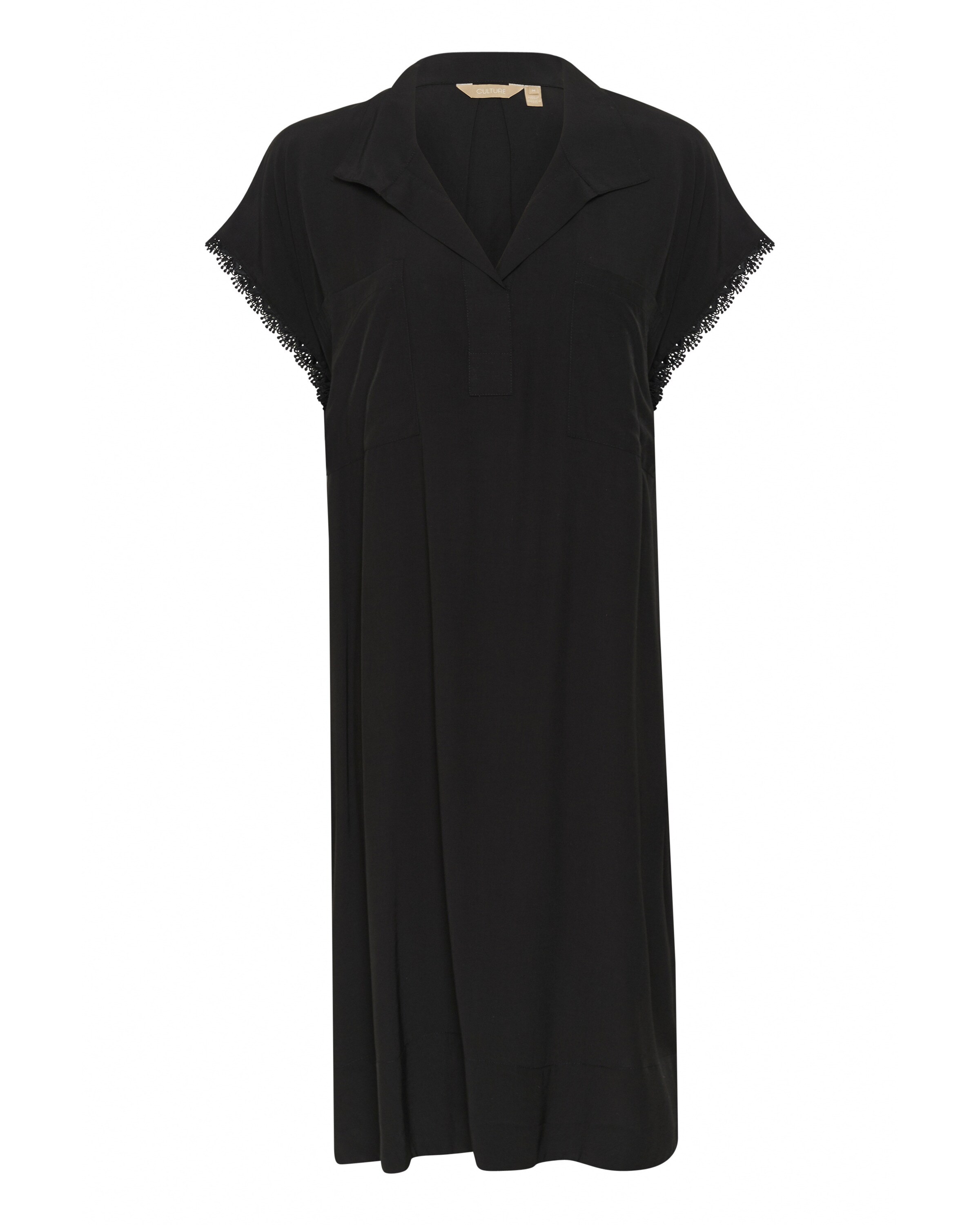 CULTURE Kjole 'Filius Asmine' i sort: forside
