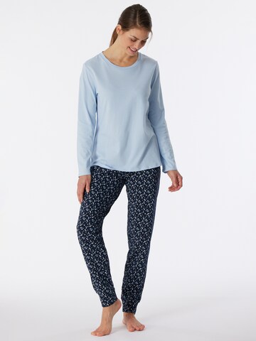 uncover by SCHIESSER Pyjama 'Uncover' in Blauw: voorkant