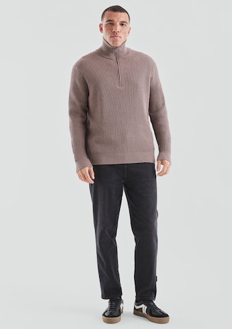 Pull-over QS en marron