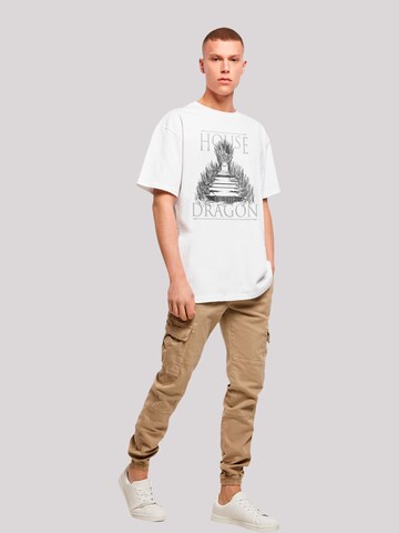 F4NT4STIC Shirt 'House Of The Dragon Throne' in Wit