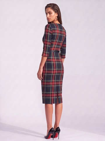 AUDRAY Sheath dress 'HONEY' in Blue