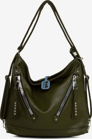 Bagmori Schultertasche in Grün: Vorderseite