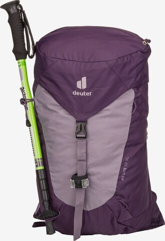 DEUTER Sports Backpack 'AC Lite 22' in Purple